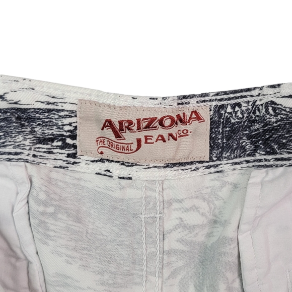 Arizona Vintage Y2K Spring Summer Island Hawaiian Print Vacation Style Short 42 - Picture 9 of 12